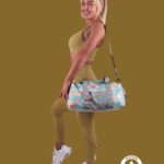 Water Resistant Fabric Gym Bag / Travel Bag